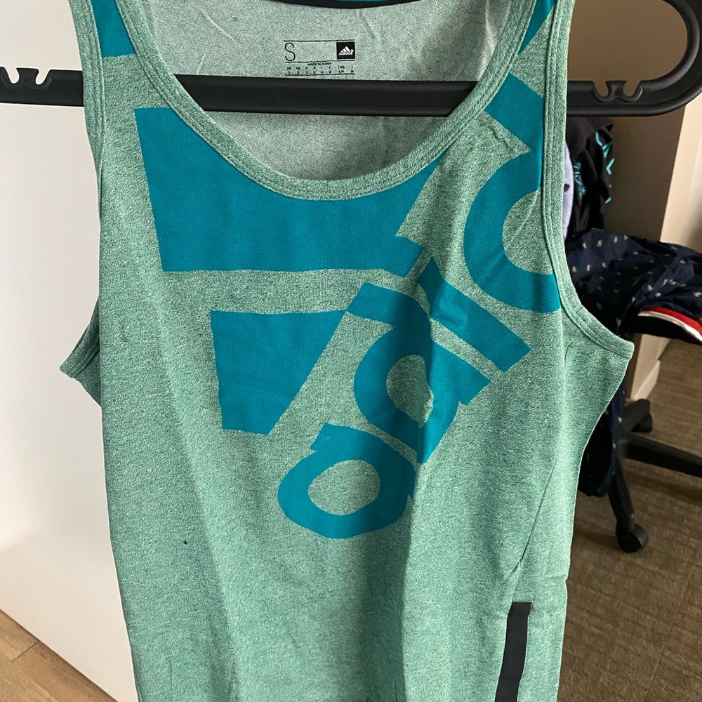 adidas Green Tank Top